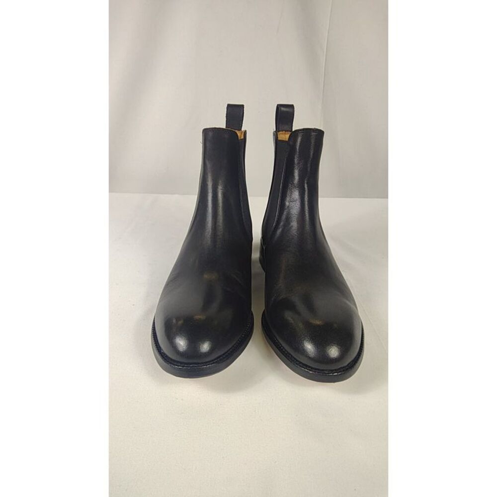Quince Essential Leather Dress Chelsea Boot Black Shoes 7 - Picture 2 of 2